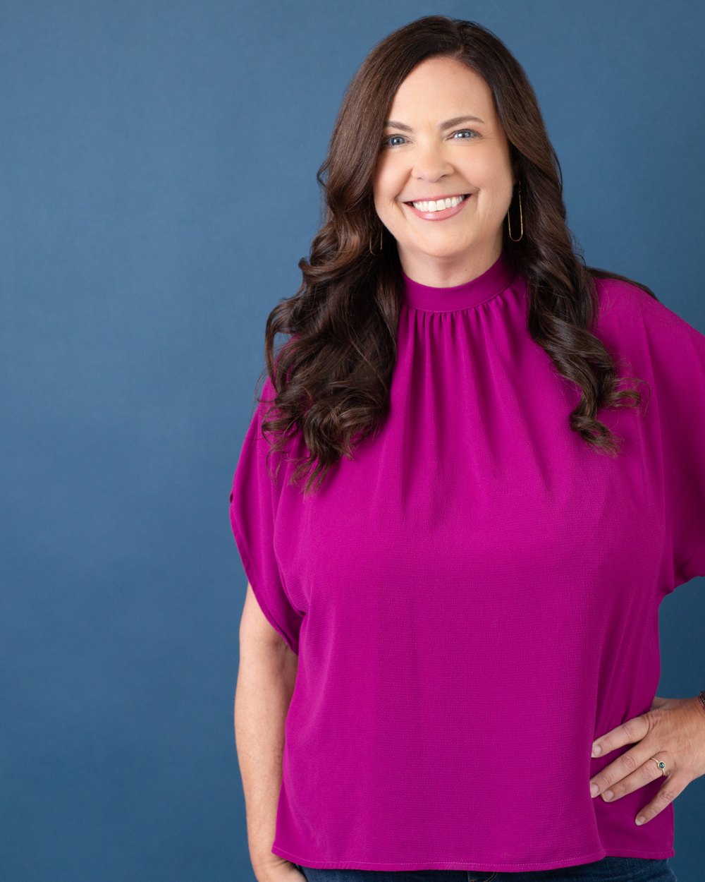 Jen Simpson. smiling